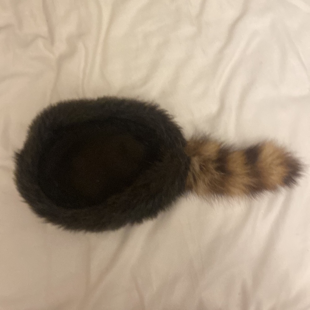 Raccoon hat - Picture 2 of 2